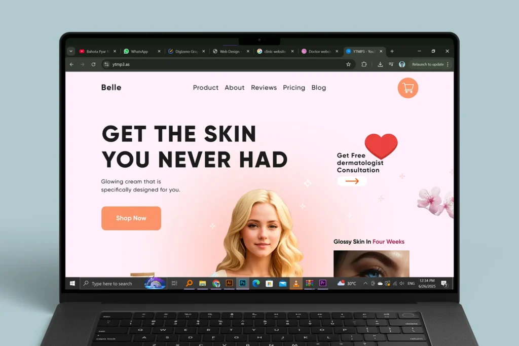 healthcare website design