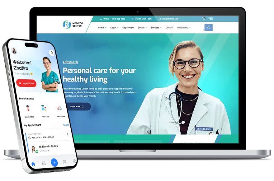 medical website design